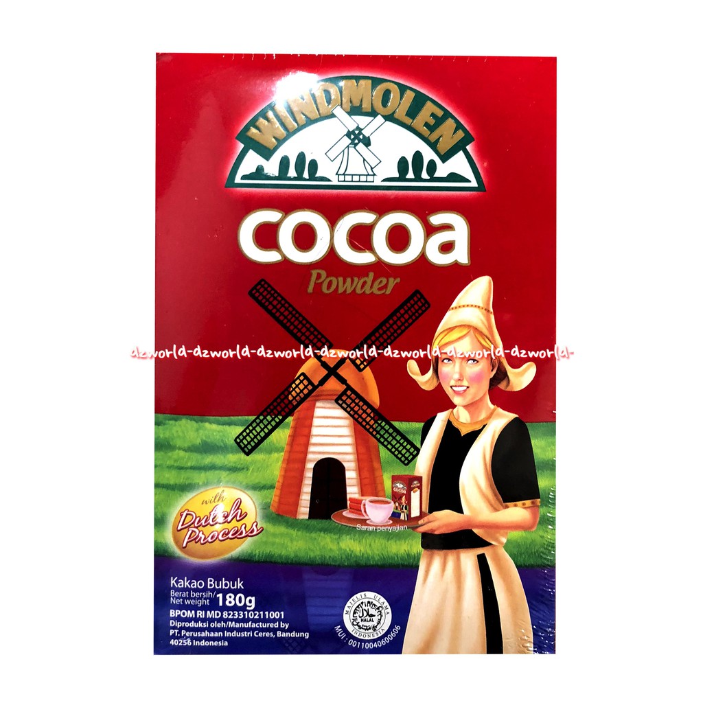 Windmolen Cocoa Powder 180gr Kakao Bubuk 180gr Tepung Kakao Bubuk Coklat