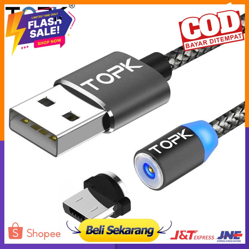 TOPK Kabel Charger Magnet Magnetic Micro USB - CS1711