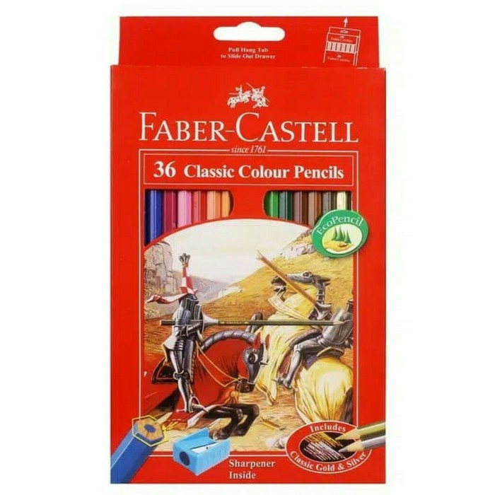 

PENSIL WARNA FABER CASTELL CLASSIC ISI 36
