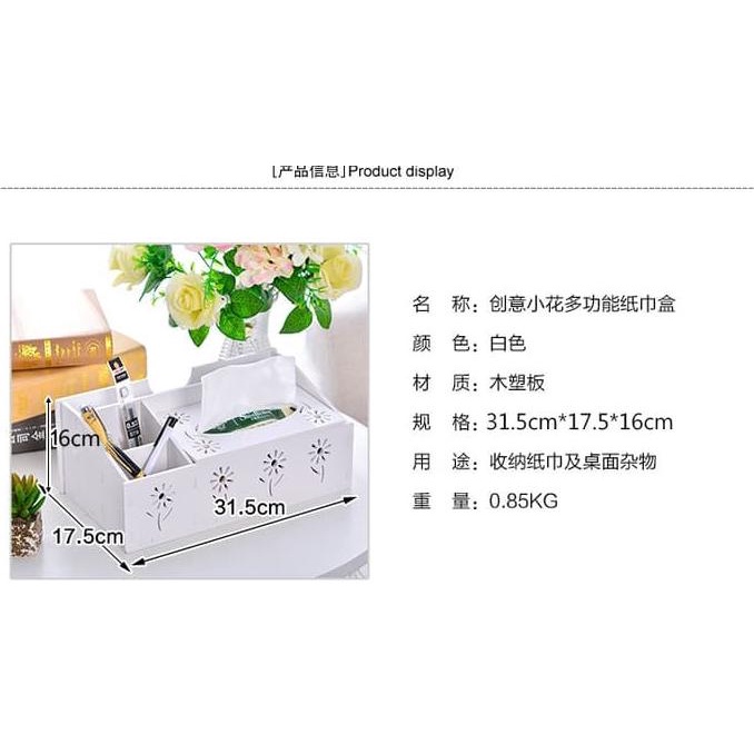 Tempat Pensil Meja Unik Desk Organizer Tempat Lipstik Kosmetik