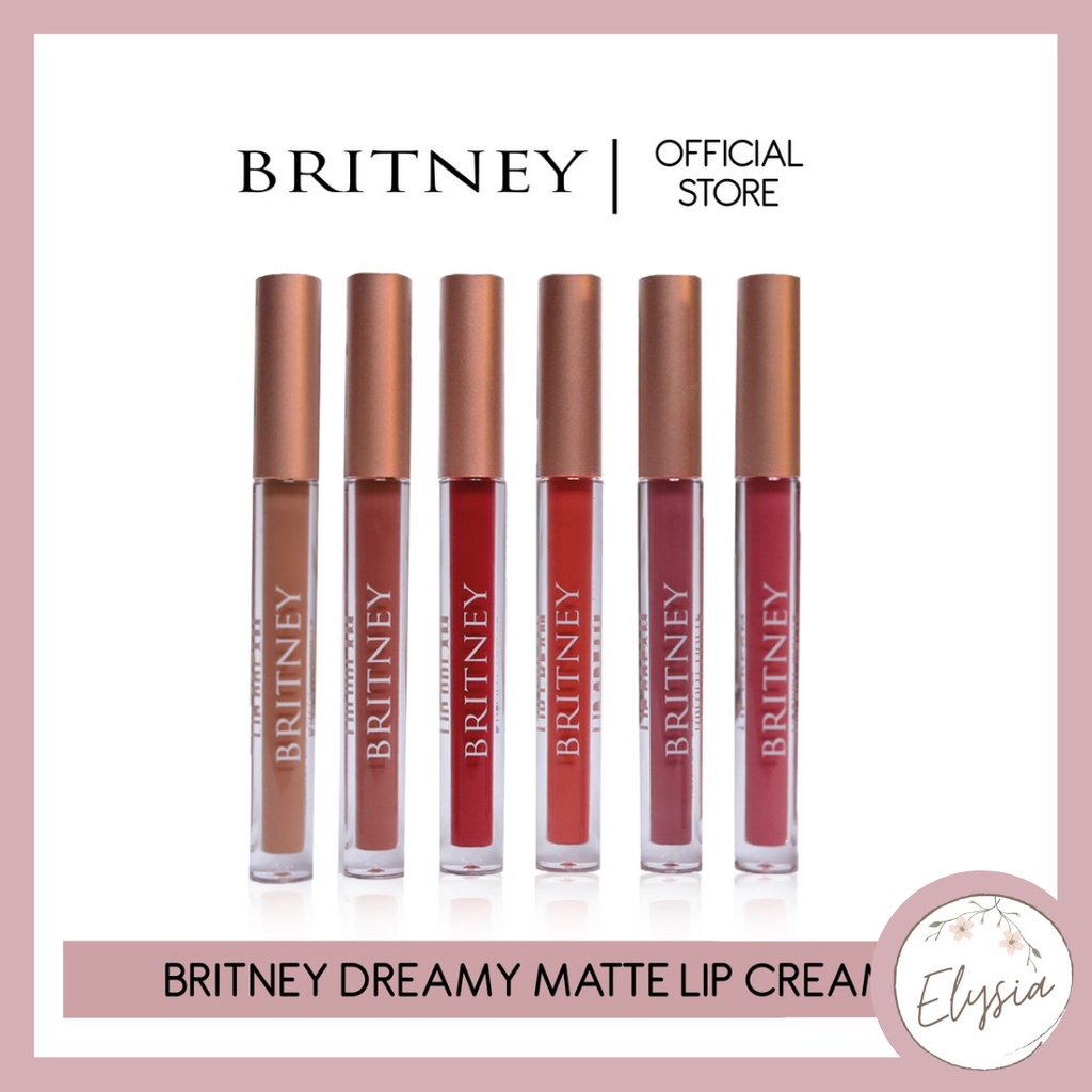 Britney Dreamy Matte Lip Cream by Purbasari