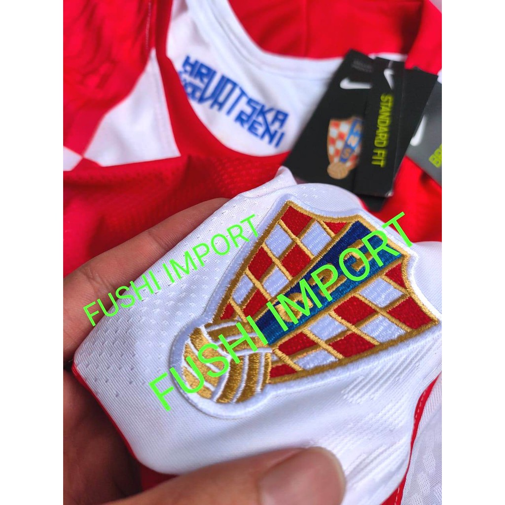 HQ PLAYER ISSUE - JERSEY BOLA KROASIA HOME EURO CUP 2021 VAPORKNIT HIGH QUALITY IMPORT