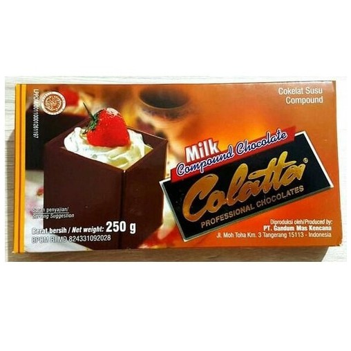 

Kompon Cokelat Susu | Colatta Milk Compound Chocolate 250