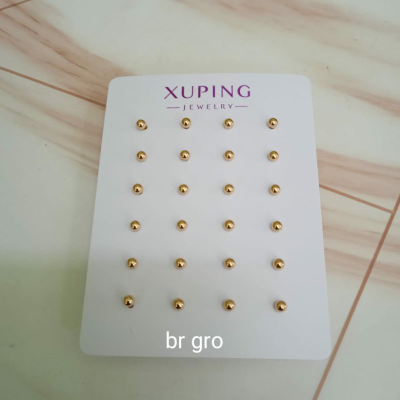 Anting Tusuk Bulat Polos Xuping