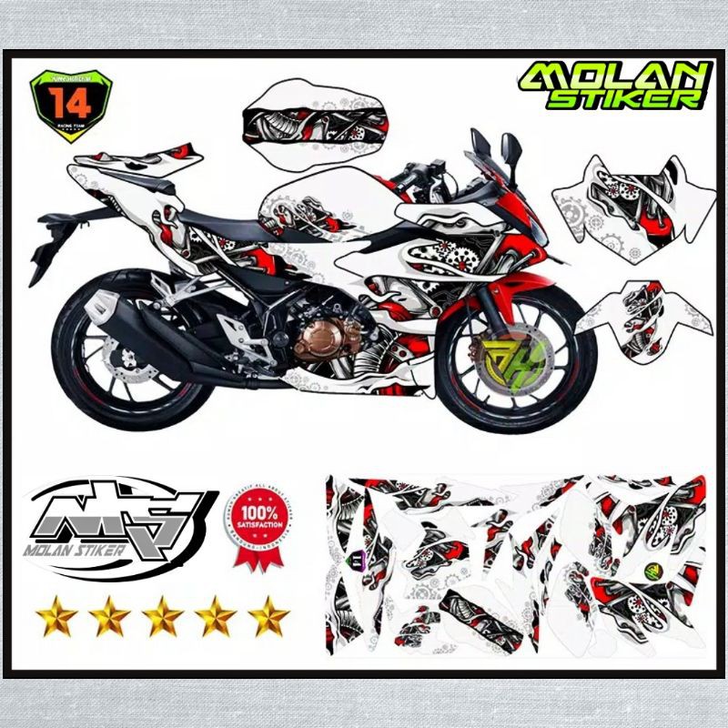 Decal Sticker Striping Variasi Fullbody Honda Cbr 150 R Facelift 2017 2019 3 Shopee Indonesia