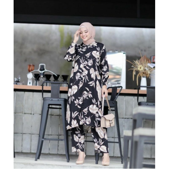 LILIR LIKA LONG TUNIK ONE SET / ONE SET LONG TUNIK PREMIUM