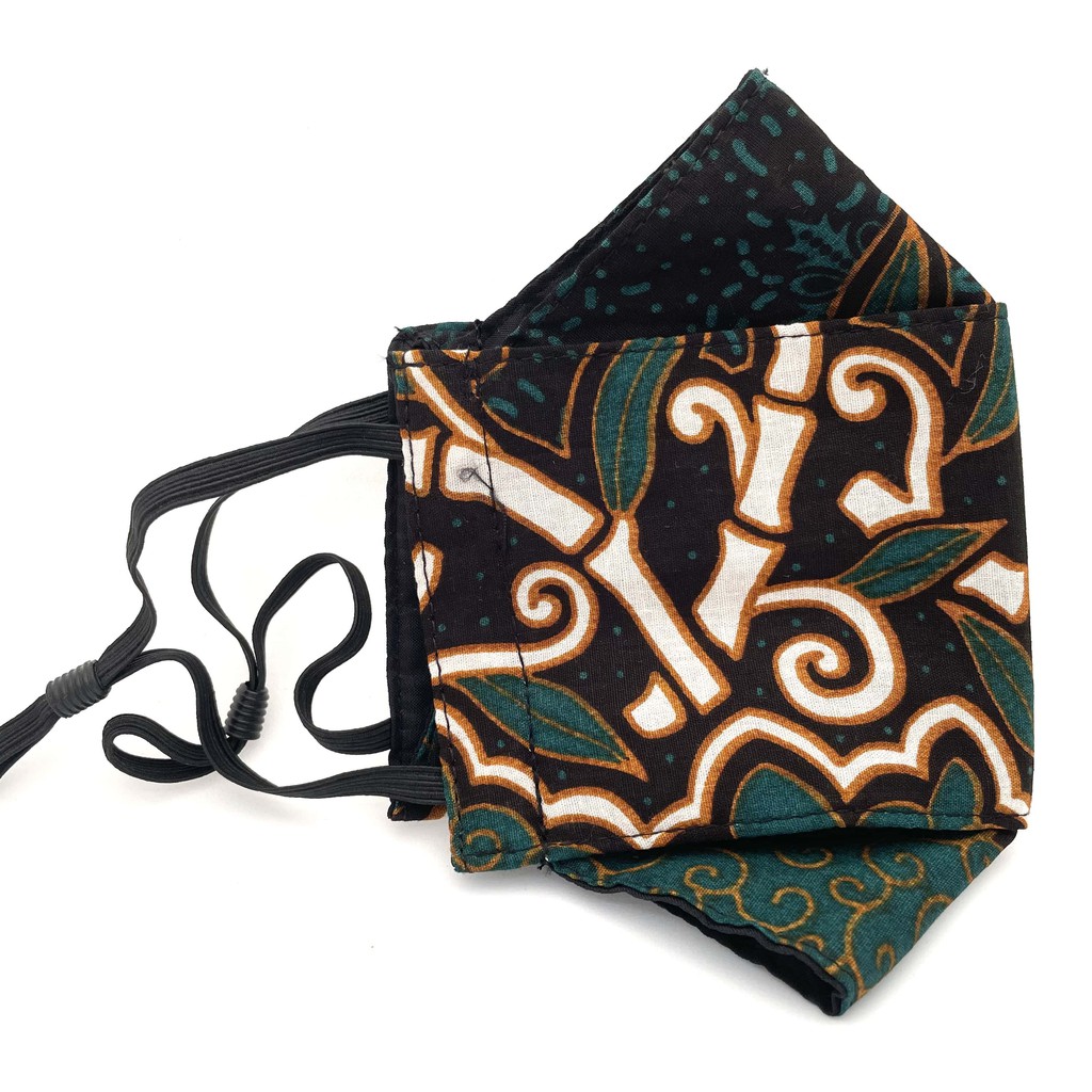 MASKER KAIN KATUN JEPANG MOTIF BATIK