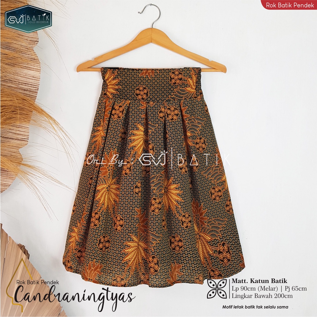 ROK BATIK ALUSAN SINARAN LANNA BAWAHAN BATIK WANITA TERKINI ORI KESHWA MURAH ORIGINAL REALPICT-Candraningtyas