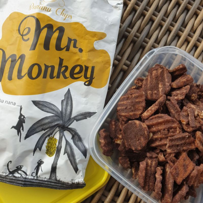 

Mr. monkey kripik pisang khas lampung