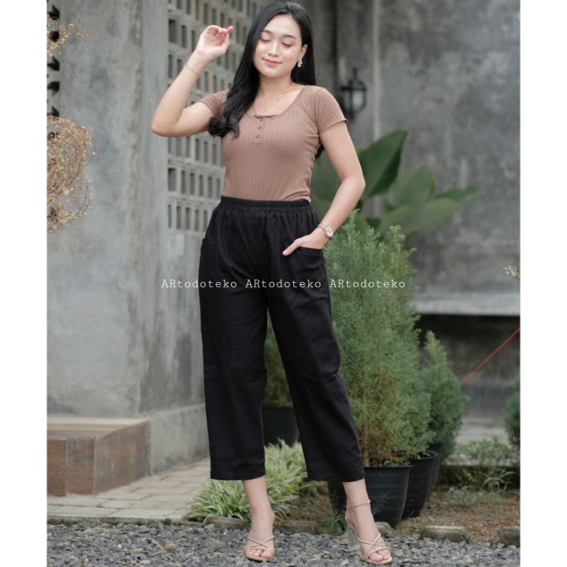 CEALANA JUMBO WANITA KEKINIAN WILLOW HAREM PANTS BAWAHAN