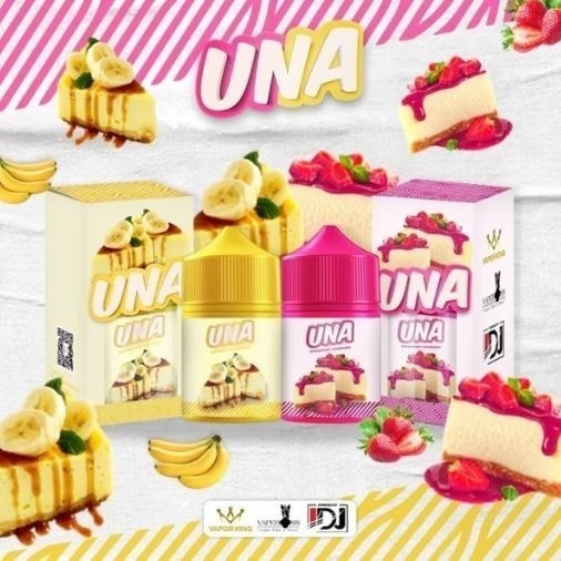 Una Strawberry Cheesecake 100% 60ML 3MG-6MG