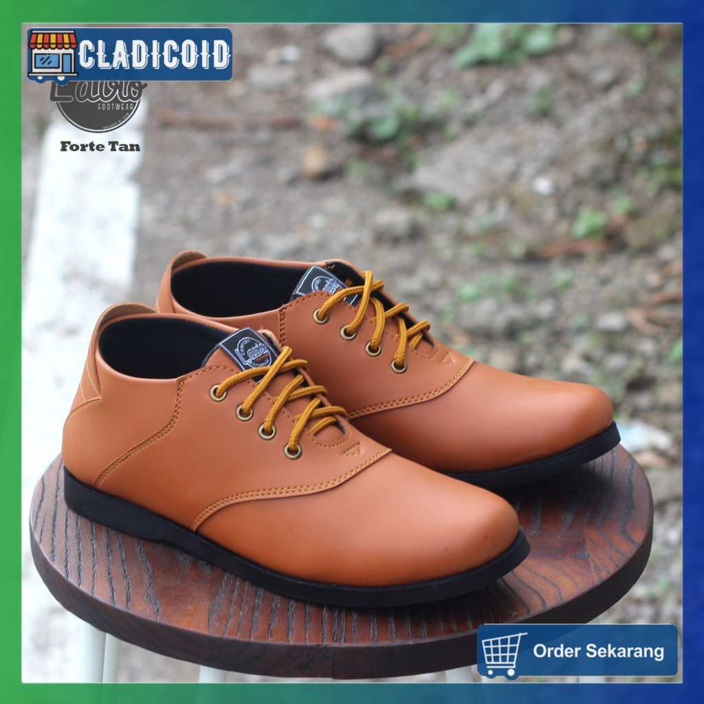 Sepatu Formal Pria Original Murah Terbaru Model Keren dan Stylish Lavio Forte Warna Hitam, Coklat