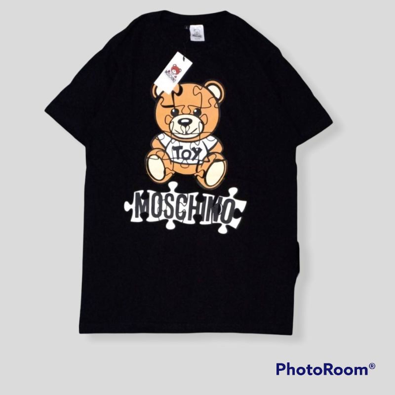 TSHIRT MOSCHINO IMPORT PRIA/KAOS MOSCHINO/KAOS MOSCHINO IMPORT/KAOS MOSCHINO PRIA