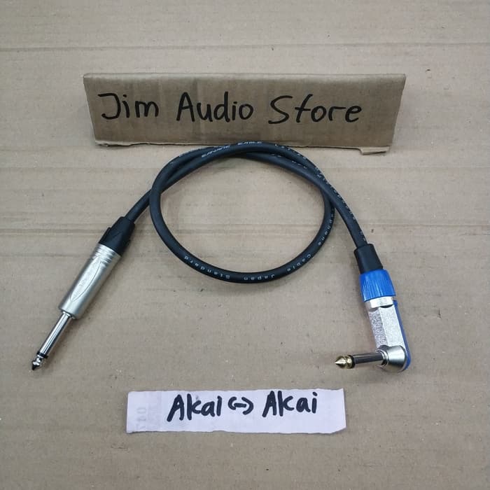 Kabel mic canare 50cm akai 6,5mm to akai 6,5mm jek BMA / akai to akai