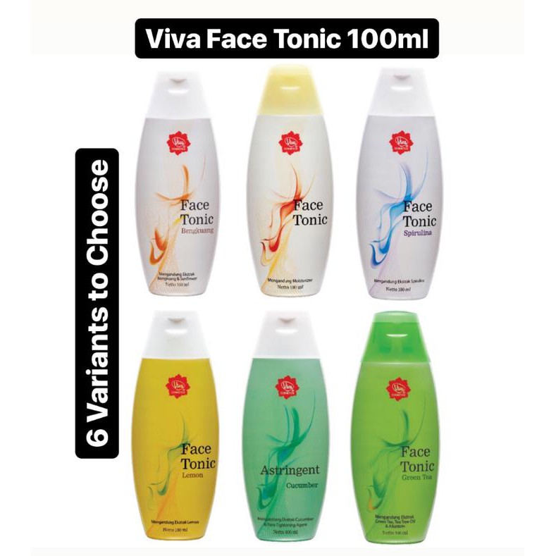 Viva Face Toner 100ml (6 varian)