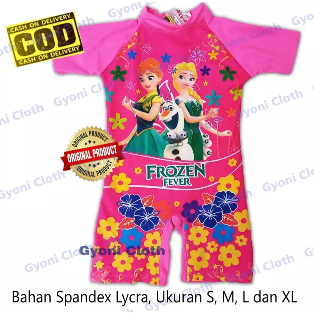 BAJU RENANG ANAK LAKI-LAKI DAN PEREMPUAN BERMOTIF USIA 2-9 THN