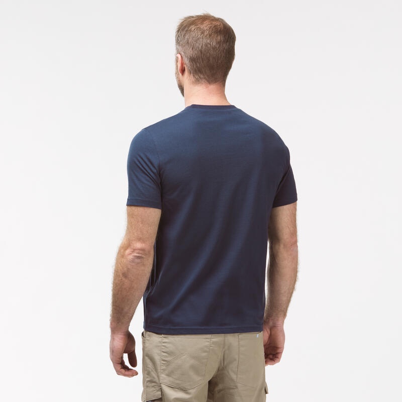 QUECHUA NH500 T-Shirt Kaos Hiking Pria Serap Keringat