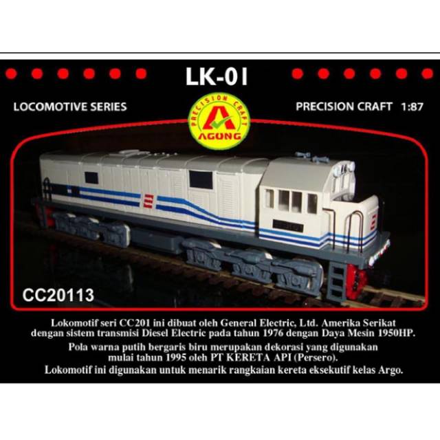 Miniature Kereta Api CC201 13