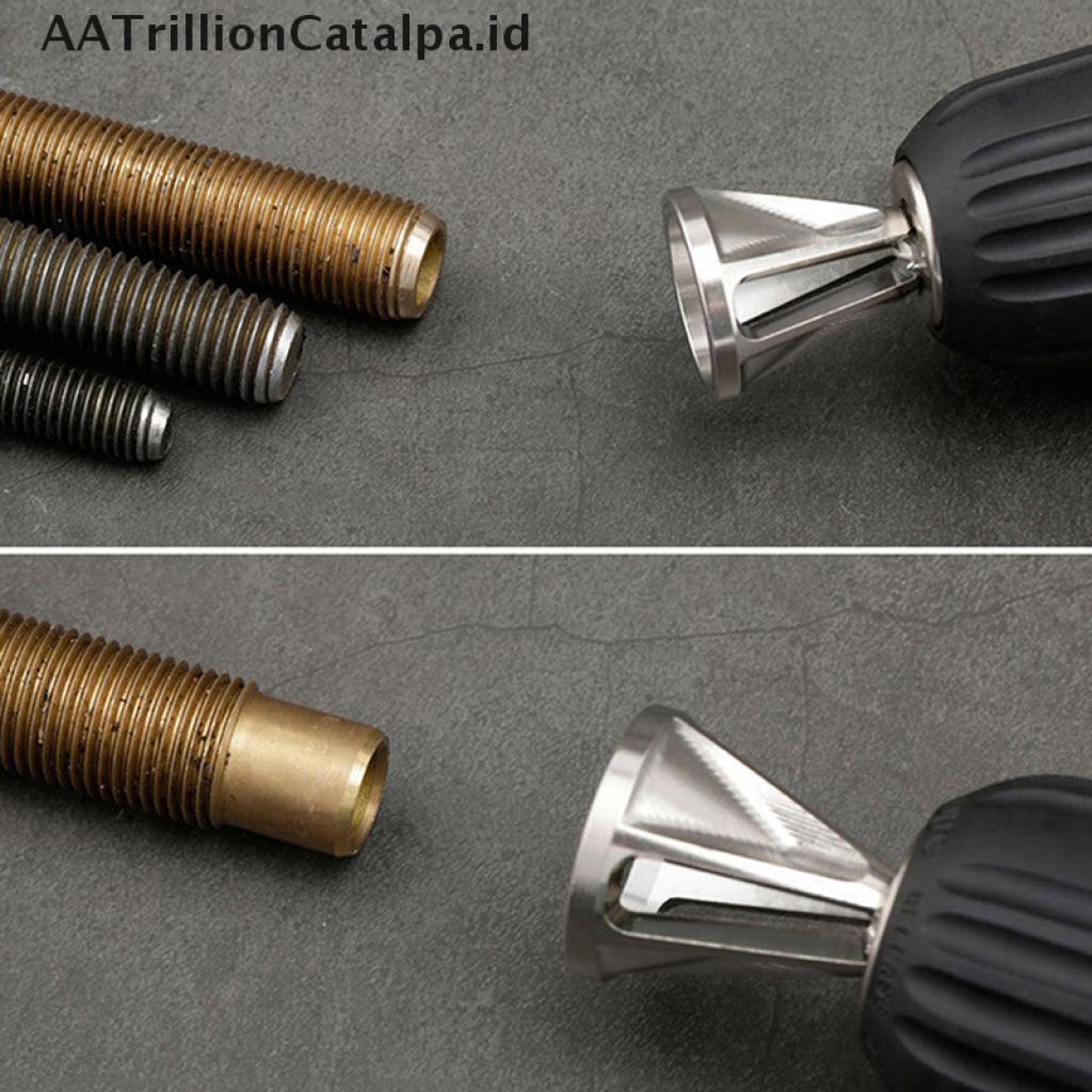 1 Pc Alat Bor bit deburring Eksternal Bahan stainless steel