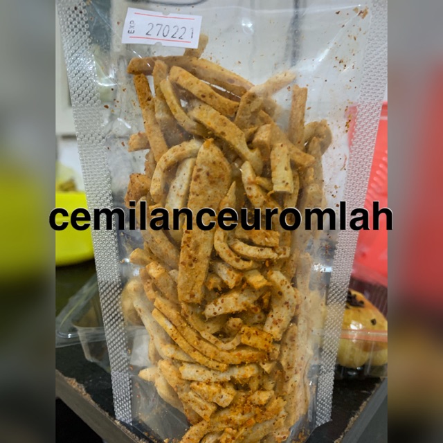 

(COD) Basreng Stik matang 50gram asin pedas Bandung gosend grabsend