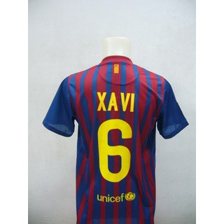 Jersey Barca Home XAVI (6) 2011/2012 A3 size S