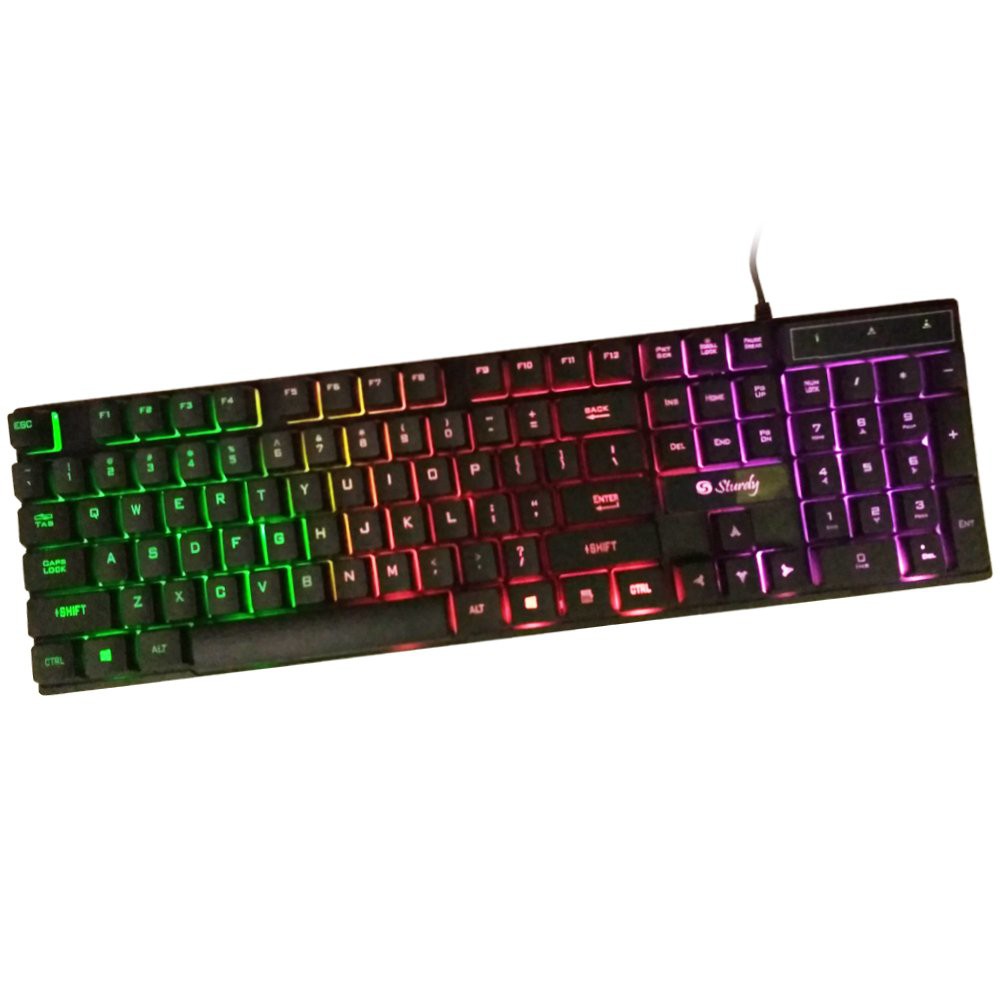 Sturdy TP822 Semi Mechanical Gaming Keyboard With Rainbow LED