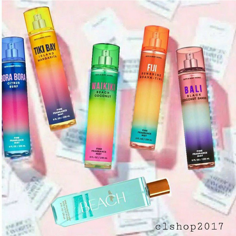 BATH &amp; BODY WORKS BBW MIST 236 ML 4/4 1/4 2/4 3/4 4/4