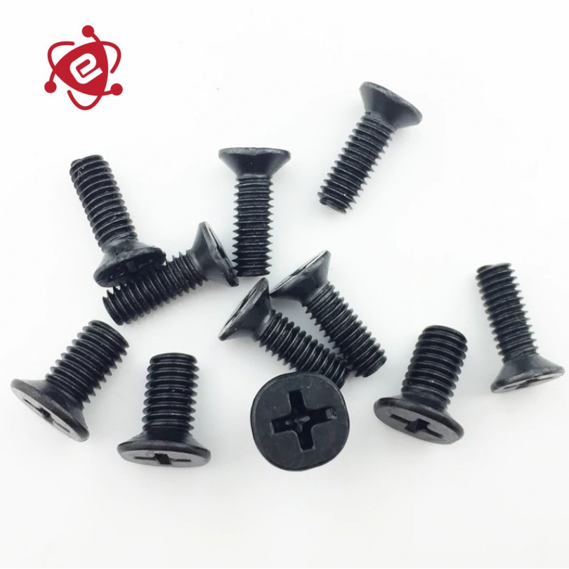 Jual Baut Screw Kecil Flat Head M2 M2.5 M3 Carbon Steel Nickle Plated ...