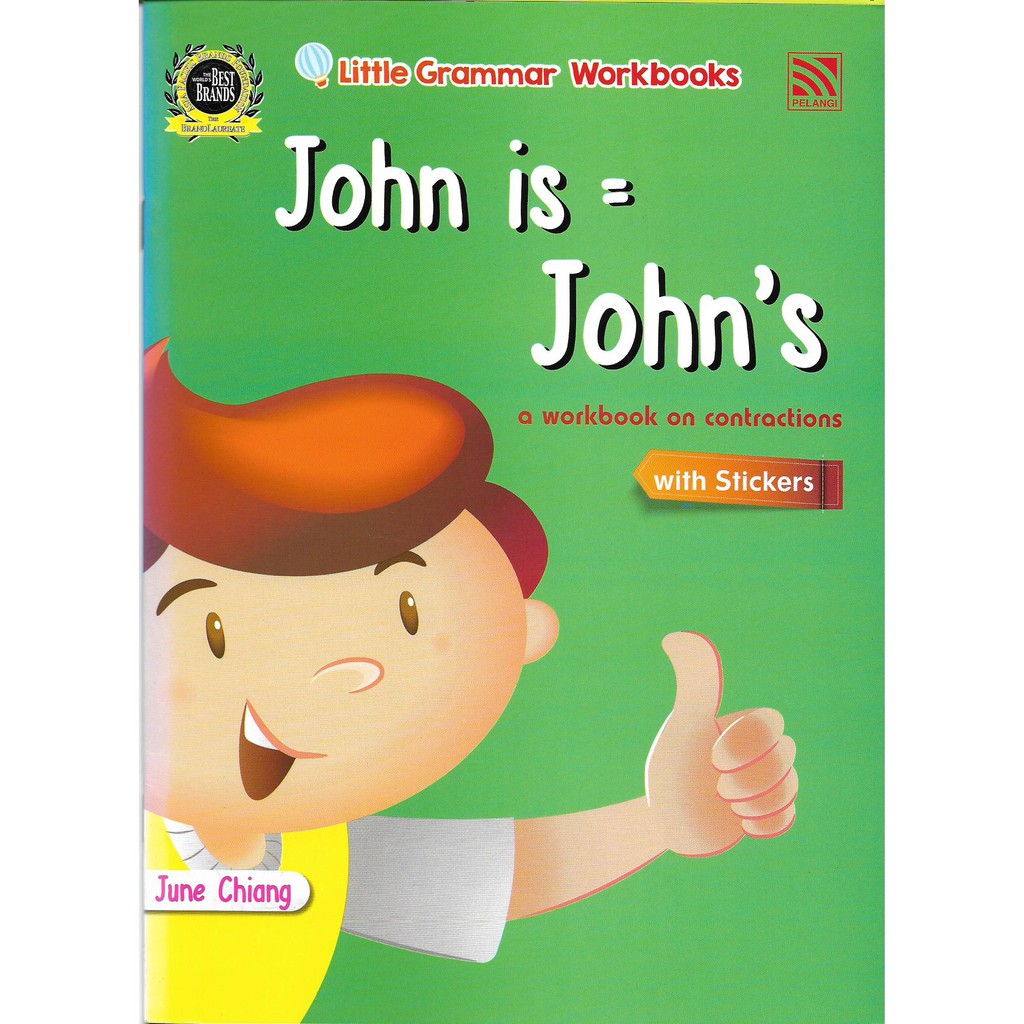 Little Grammar : Little Grammar Workbooks (With Sticker) Series No 21 - 30-JOHN IS = JOHN'S