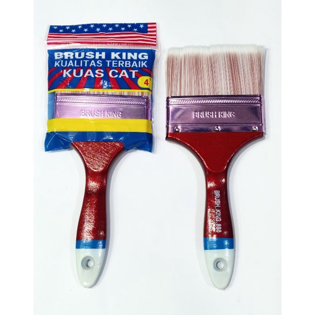 

Kuas Cat Gagang Kayu 'BRUSH KING.888' 4 INCI (1 PCS)