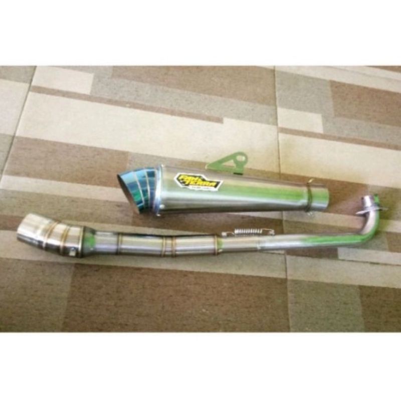 knalpot fantera fuelsistem buat all bebek leher standar samping