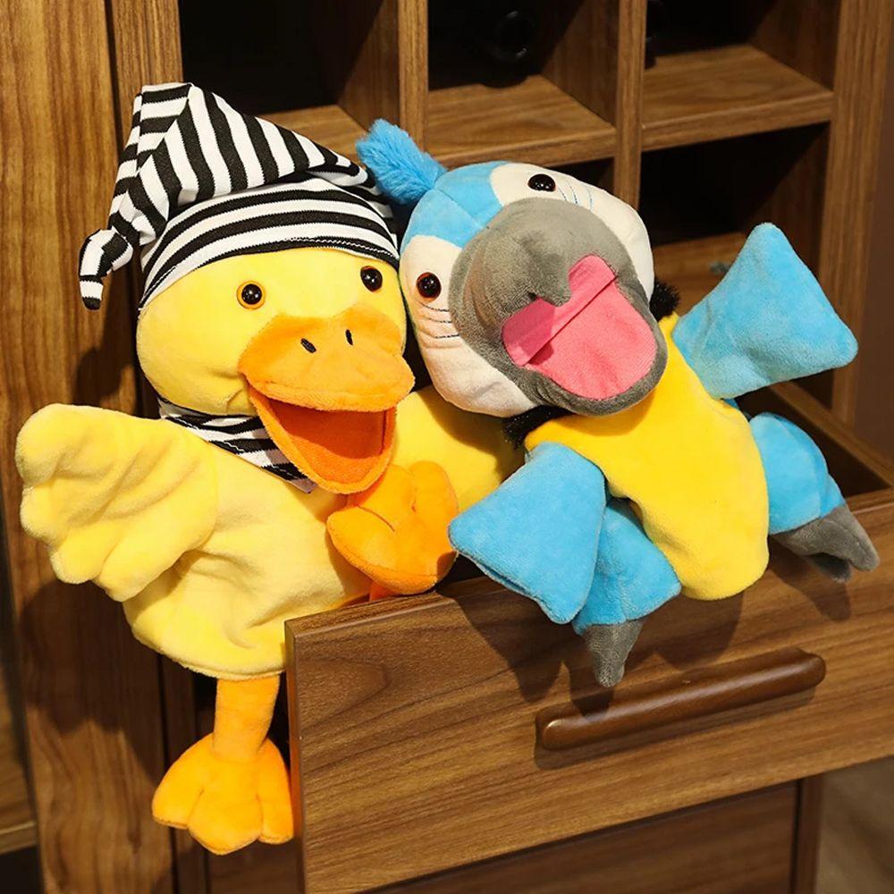 Lanfy Hewan Boneka Tangan Mewah Lucu Kreativitas Anak Hadiah Kartun Hewan Edukasi Toy Story Telling Dolls Stuffed Toys