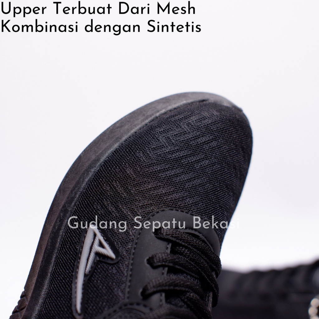 SEPATU ANAK SEKOLAH LAKI LELAKI & PEREMPUAN SNEAKERS CASUAL SD SMP PRO ATT PA 700 HITAM PUTIH-4