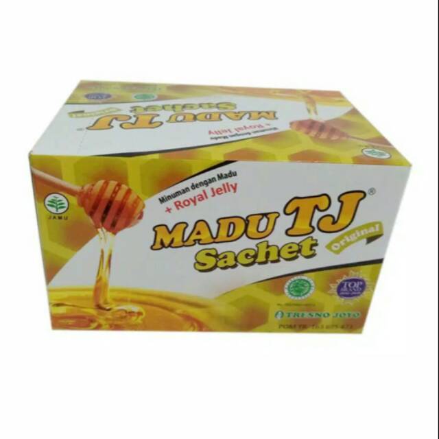 MADU  TJ Sachet ORIGINAL, JERUK  DAN STRAWBERRY