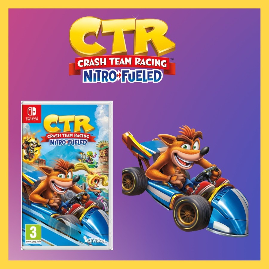Crash Team Racing: Nitro Fueled Nintendo Switch/Kaset Nintendo Switch