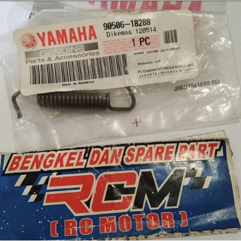 90506-18288 SPRING TENSION PER PIR KAMPAS REM ALFA FOCE 1 LAMA ORI ORIGINAL YAMAHA HARGA PERBIJI