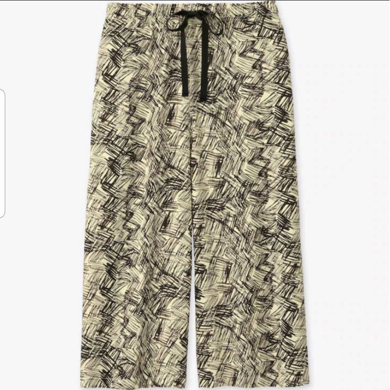 Branded Original Uniqlo 7/8 Celana Kulot Pants Brown (Sisa Export)