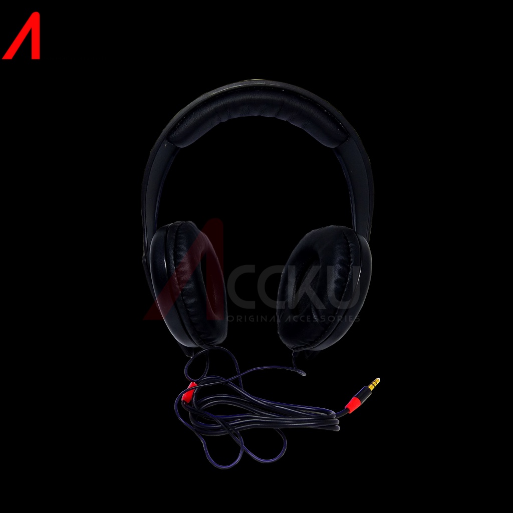 Headphone Over Ear Headphone Headset Headphone Handsfree Bass Sennheiser Headset Super Bass HD202 Handsfree Sennheiser Super Earphone Over Ear Bisa Untuk Headset Gaming