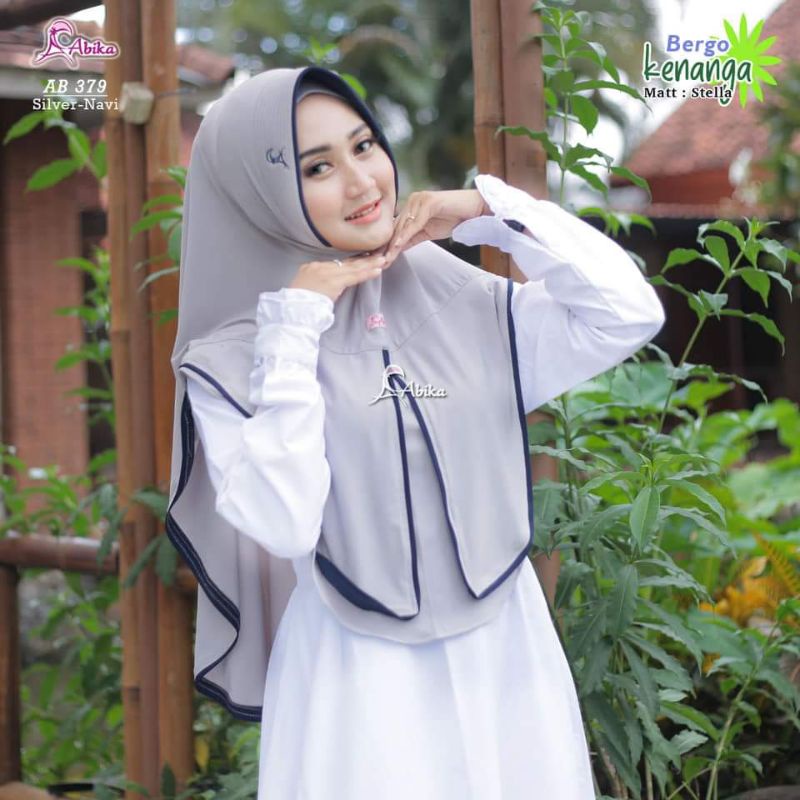 Hijab Abika Bergo KENANGA New Original by Abika hijab