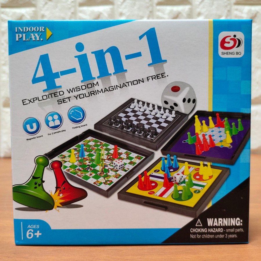 Mainan Ular Tangga Catur Ludo Board Games