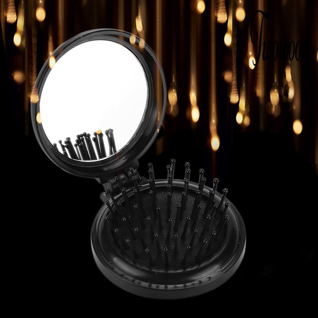 Sisir Tata Rambut Mini Portable Bahan Plastik Gaya Retro Untuk Pesta