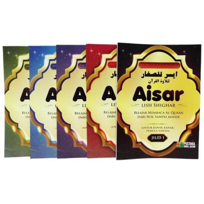 Buku Cara Belajar Al-Quran : AISAR LISH SHIGHAR Jilid 1-5 (PAKET)