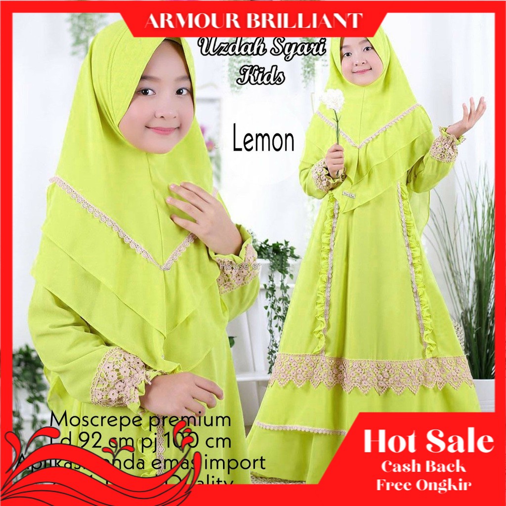 baju syari anak perempuan-baju lebaran anak perempuan 2020-baju syari anak-baju sar i