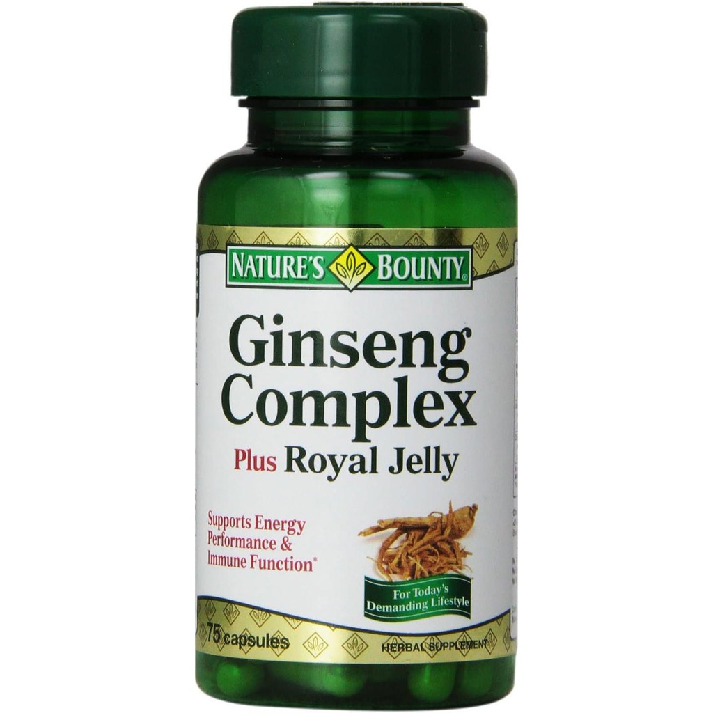 

> Ori Nature'S Bounty, Ginseng Complex Plus Royal Jelly, 75 Capsules