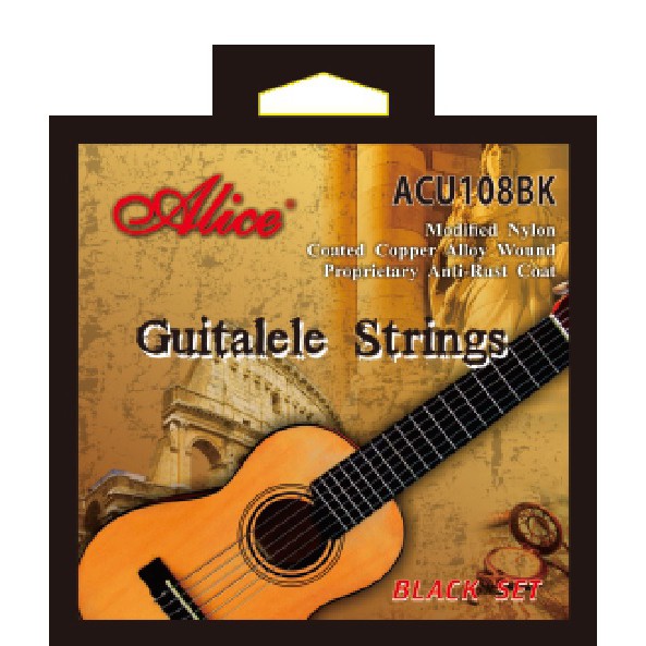 Alice ACU108BK Black Nylon Senar Guitalele Strings