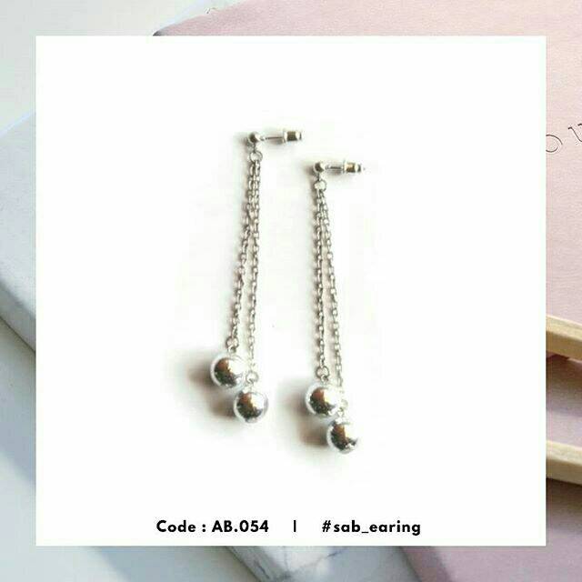 Earing Silver Long AB.054