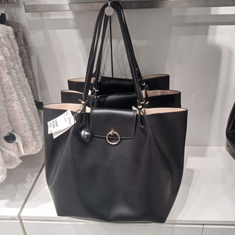 JASTIP H&M NEW ORIGINAL Tas Totebag Kulit Wanita