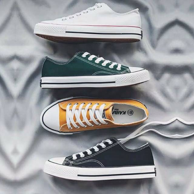 BISA BAYAR DITEMPAT (COD) | Sepatu Import Pria/Wanita Kanvas Korea Sepatu Pasangan Sepatu Couple