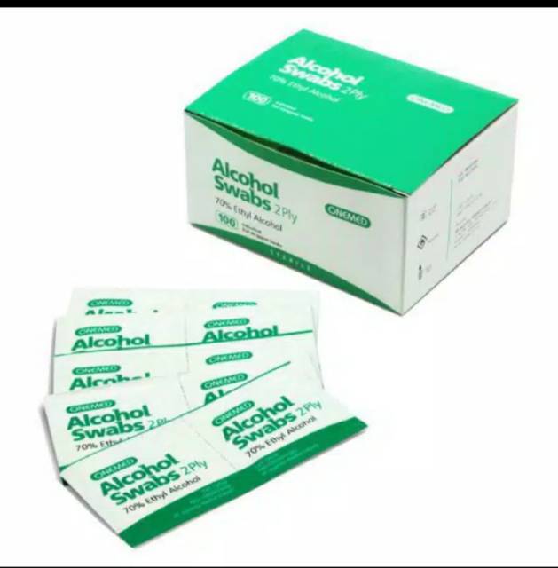 TISSUE ALKOHOL SWABS isi 100 PCS (ONESWABS)/ ALKOHOL SWAB ONEMED