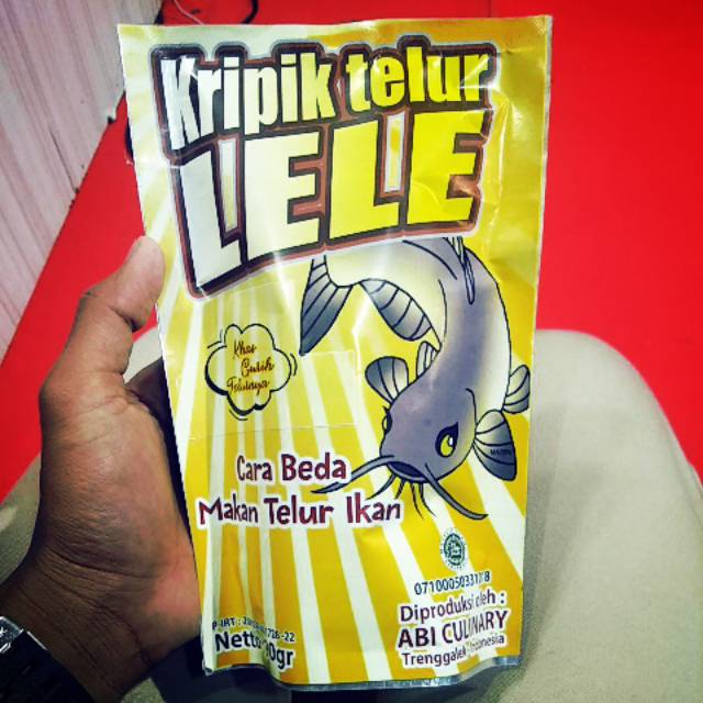 

Kripik telur lele AbiQu